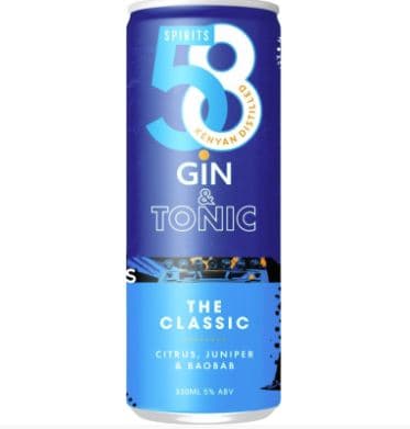 58 Gin & Tonic The Classic 330ml
