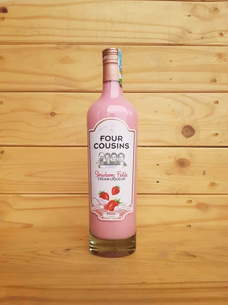 Four Cousins Strawberry Cream Liqueur 500ml.