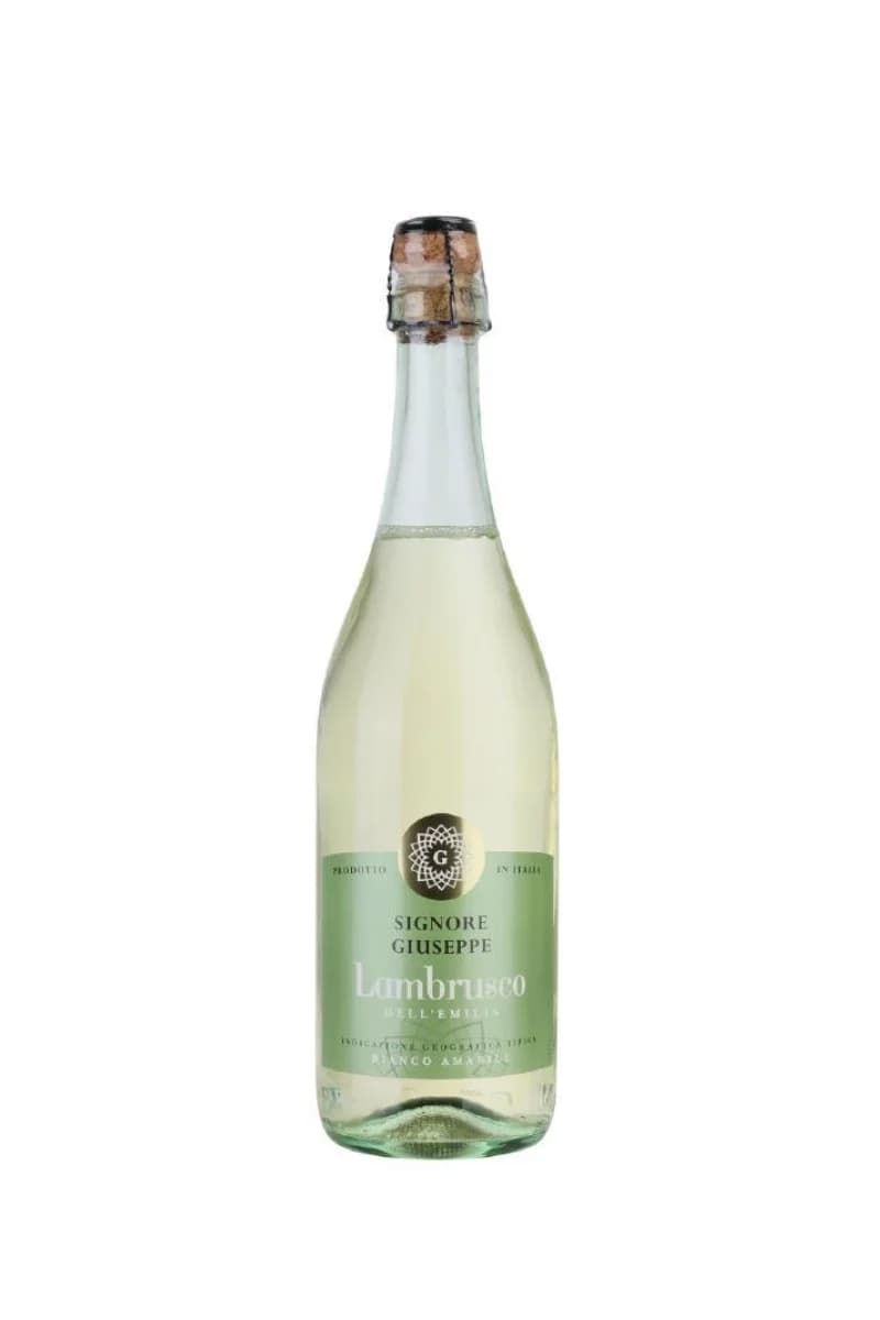 Signore Giuseppe Lambrusco Bianco Amabile 75cl.