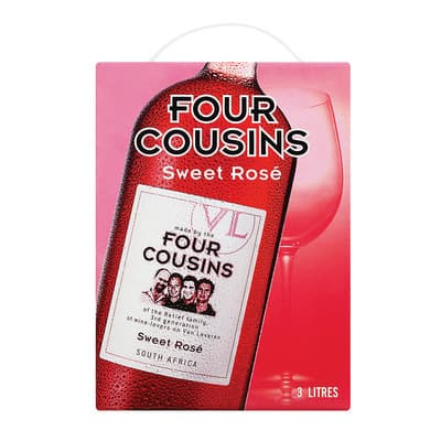 Four Cousin`s Rose 3litre`